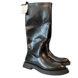 Zara Boots  Airfit Boots Fat Rubber Sole Airfit Insole Foam SZ 39 Women’s 8.5-9
